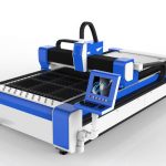 د سټینلیس سټیل / MS لوړ سرعت 100m / دقیقې لپاره 500w فایبر لیزر کښین ماشین