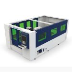 د تړل شوي تیوب او شیټ لپاره د مینی 500w فایبر لیزر کښین ماشین
