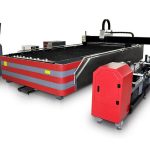 د تړل شوي ډول cnc فایبر لیزر کښینولو ماشین 500w / 1000w لوړ ځواک